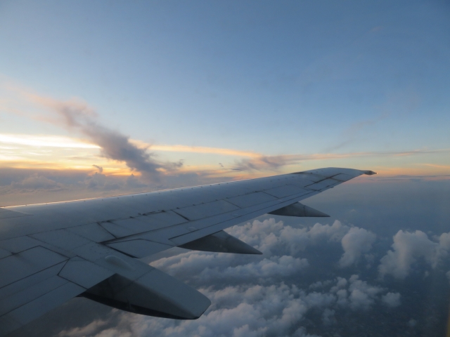 障害があるという不安があっても、飛行機に乗り込んで見た窓からの眺め