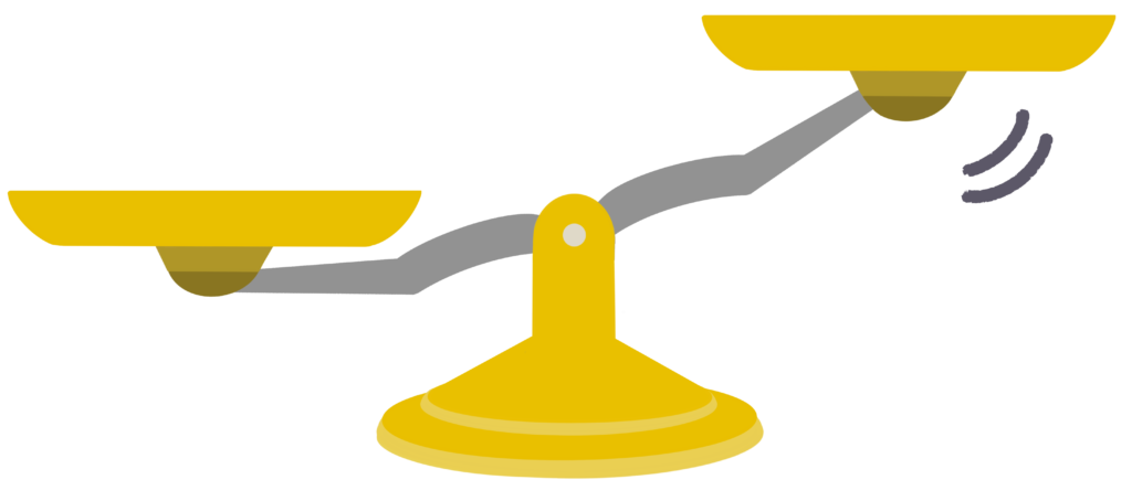 田中ビネーとwisc-Ⅳのどちらの結果を参考にするか迷っているイラスト