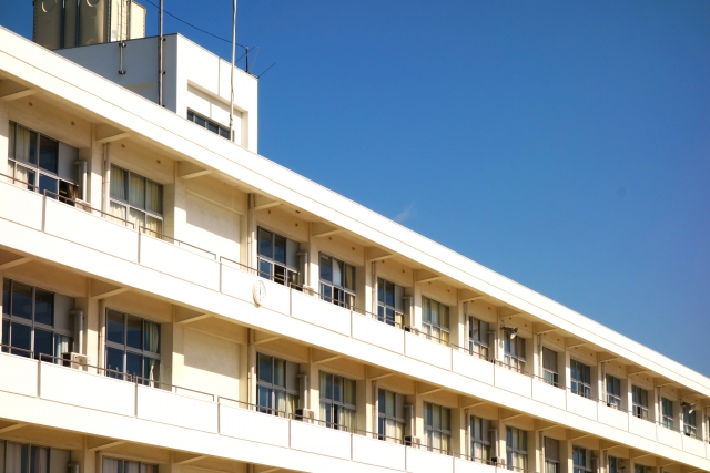 就学相談で小学校見学をする小学校の校舎のイメージ写真